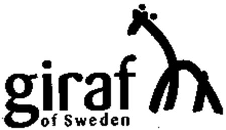 giraf of Sweden trademark