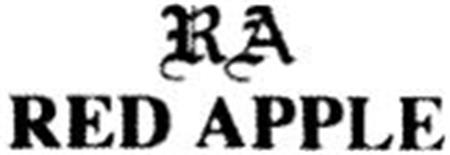 RA RED APPLE trademark