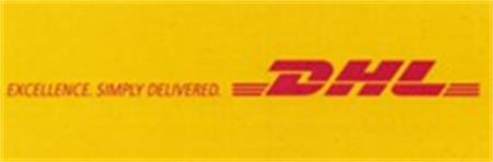 EXCELLENCE. SIMPLY DELIVERED. DHL trademark