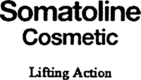 Somatoline Cosmetic Lifting Action trademark