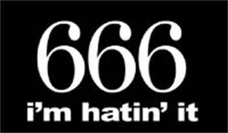 666 i'm hatin' it trademark