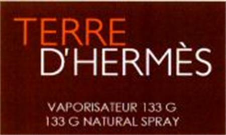 TERRE D'HERMÈS VAPORISATEUR 133 G 133 G NATURAL SPRAY trademark