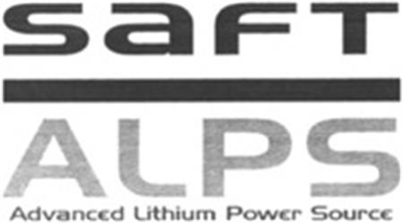 SAFT ALPS Advanced Lithium Power Source trademark