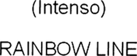 (Intenso) RAINBOW LINE trademark