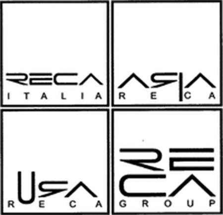 RECA ITALIA ASIA RECA USA RECA RECA GROUP trademark