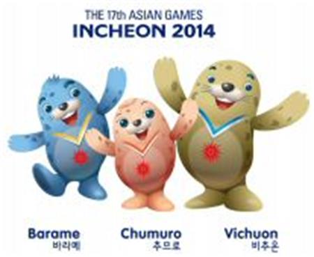 THE 17th ASIAN GAMES INCHEON 2014 Barame Chumuro Vichuon trademark