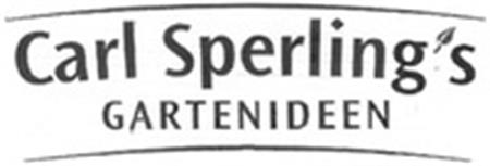 Carl Sperling's GARTENIDEEN trademark