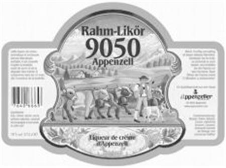 Rahm-Likör 9050 Appenzell Liqueur de crème d'Appenzell trademark