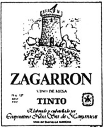 ZAGARRON VINO DE MESA TINTO trademark