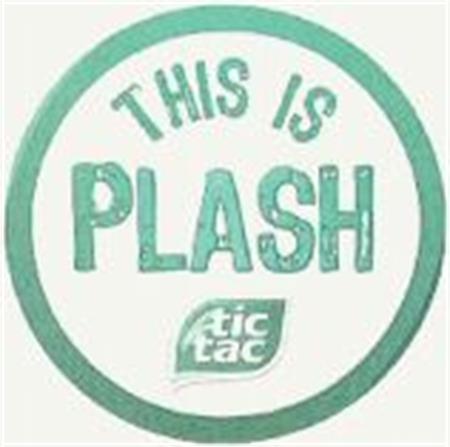 THIS IS PLASH tic tac trademark