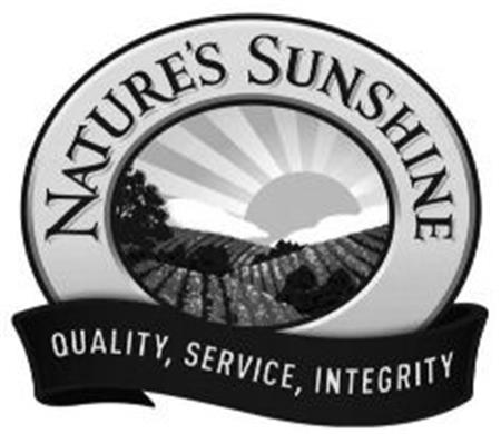 NATURE'S SUNSHINE QUALITY, SERVICE, INTEGRITY trademark