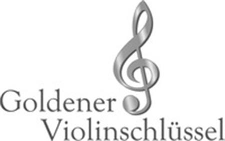 Goldener Violinschlüssel trademark