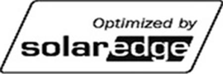 Optimized by solaredge trademark