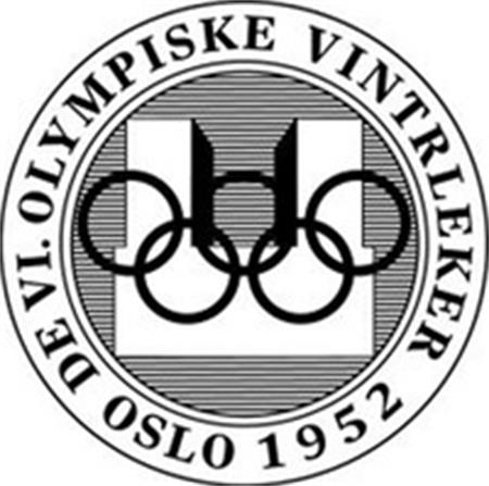 DE VI. OLYMPISKE VINTRLEKER OSLO 1952 trademark