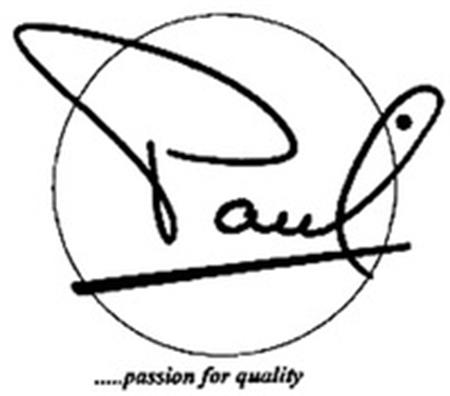 Paul .....passion for quality trademark