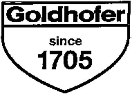 Goldhofer since 1705 trademark