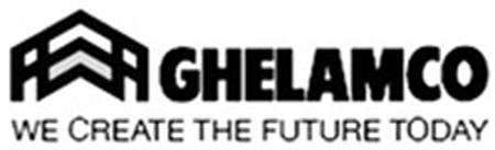 GHELAMCO WE CREATE THE FUTURE TODAY trademark