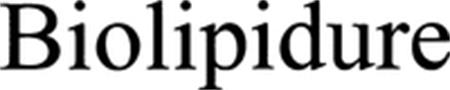 Biolipidure trademark