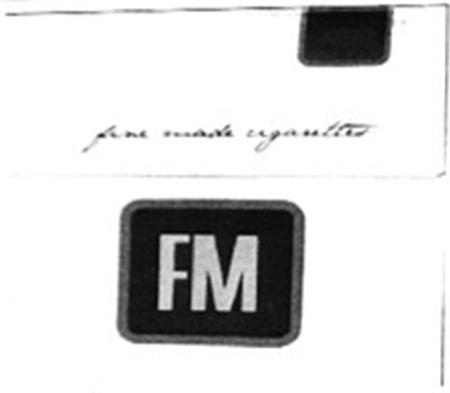 FM fine made cigarettes trademark