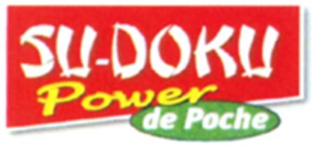 SU-DOKU Power de Poche trademark