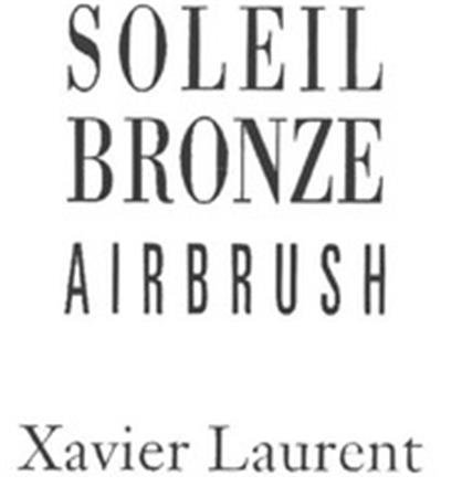 SOLEIL BRONZE AIRBRUSH Xavier Laurent trademark