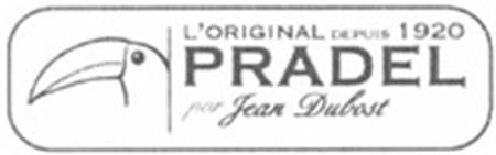 L'ORIGINAL DEPUIS 1920 PRADEL par Jean Dubost trademark