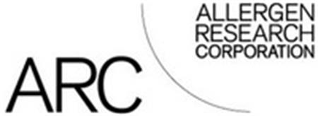 ARC ALLERGEN RESEARCH CORPORATION trademark