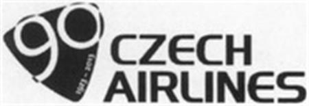 90 1923 - 2013 CZECH AIRLINES trademark