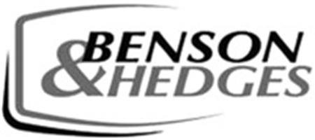 BENSON & HEDGES trademark