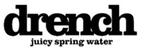 drench juicy spring water trademark