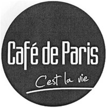 Café de Paris C'est la vie trademark