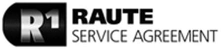 R1 RAUTE SERVICE AGREEMENT trademark