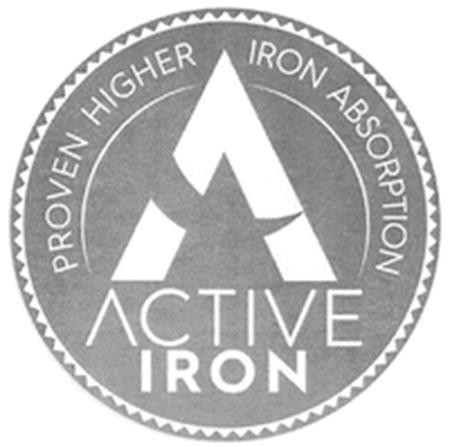 ACTIVE IRON PROVEN HIGHER IRON ABSORPTION trademark