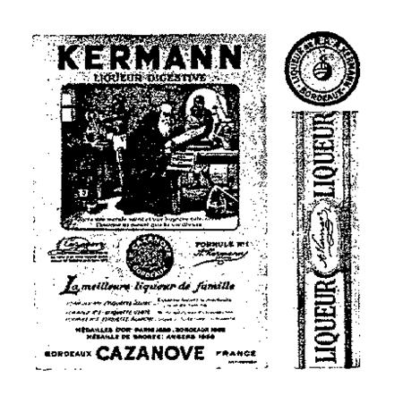 KERMANN LIQUEUR DIGESTIVE trademark