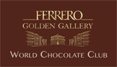 FERRERO GOLDEN GALLERY WORLD CHOCOLATE CLUB trademark