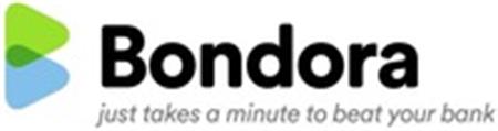 Bondora just takes a minute to beat your bank trademark