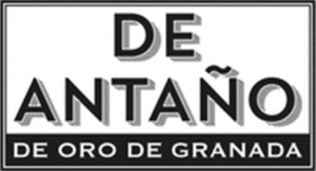 DE ANTAÑO DE ORO DE GRANADA trademark