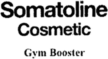 Somatoline Cosmetic Gym Booster trademark