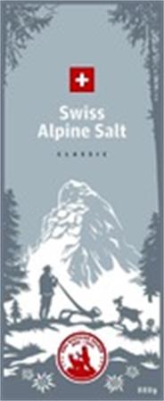 Swiss Alpine Salt CLASSIC UNE HISTOIRE SUISSE BEX 1554 888g trademark