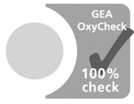 GEA OxyCheck 100% check trademark