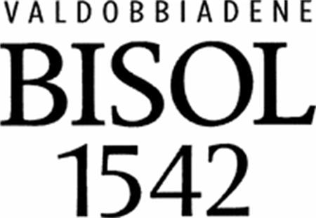 VALDOBBIADENE BISOL 1542 trademark