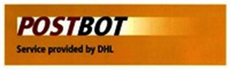 POSTBOT Service provided by DHL trademark