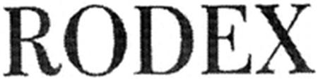 RODEX trademark