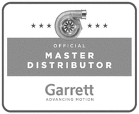 Garrett OFFICIAL MASTER DISTRIBUTOR Garrett ADVANCING MOTION trademark