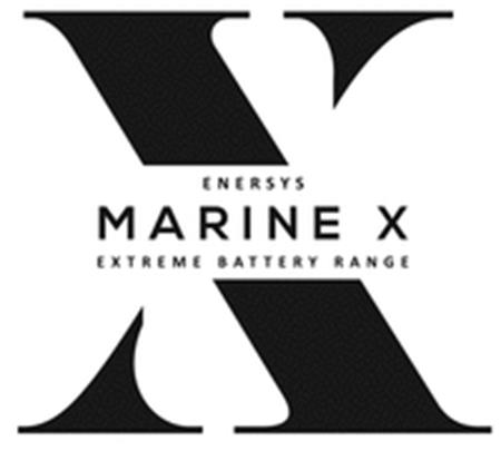 X ENERSYS MARINE X EXTREME BATTERY RANGE trademark