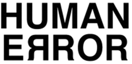 HUMAN ERROR trademark