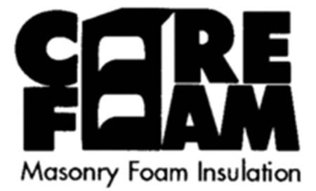 CORE FOAM MASONRY FOAM INSULATION trademark