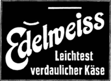 Edelweiss Leichtest verdaulicher Käse trademark