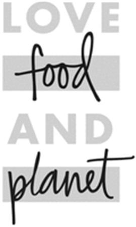 LOVE food AND planet trademark