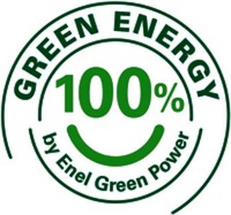 GREEN ENERGY 100% by Enel Green Power trademark